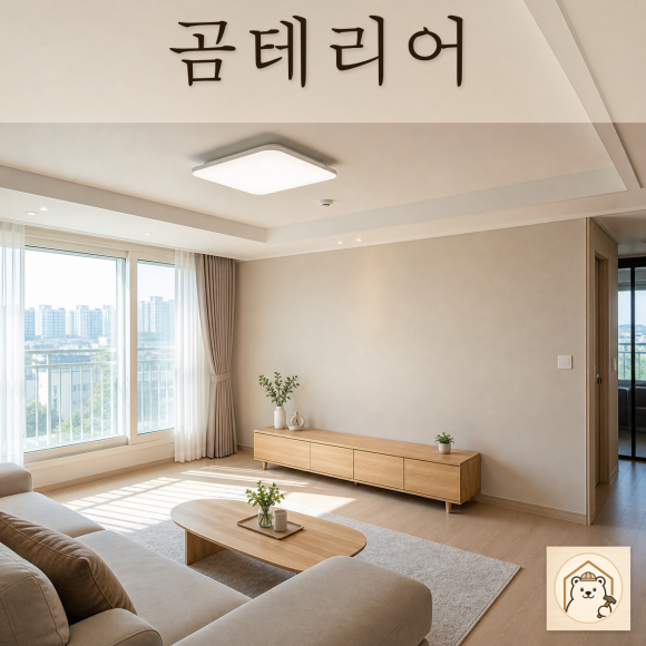 아파트천장누수도배 복구 판단 기준을 설명하는 예시 이미지